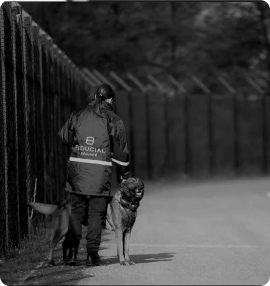 agent cynophile et son chien